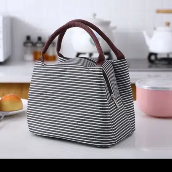 Striped pattern lunch bag - Picture 6 of 7